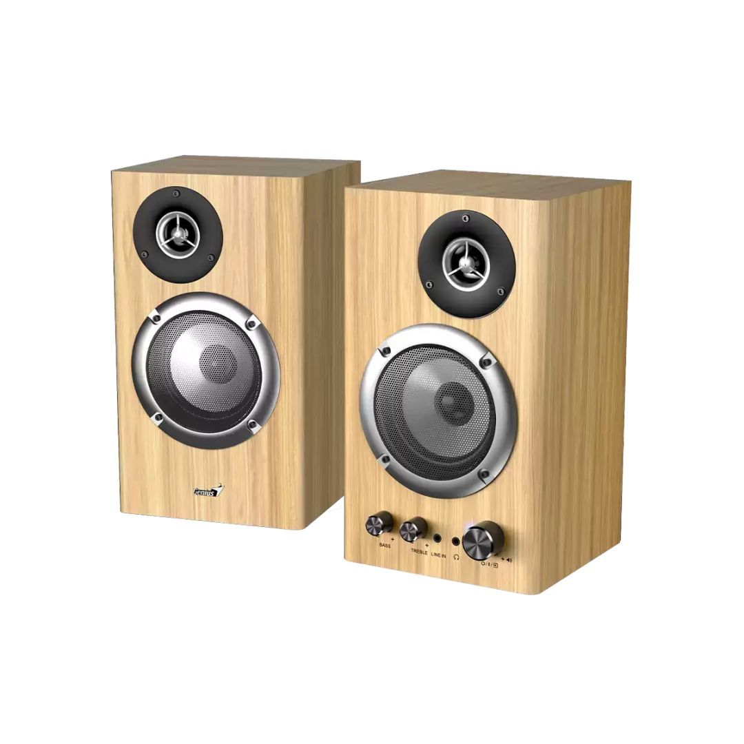 Genius SP-HF1812BT Bluetooth SpeakerPine Wood