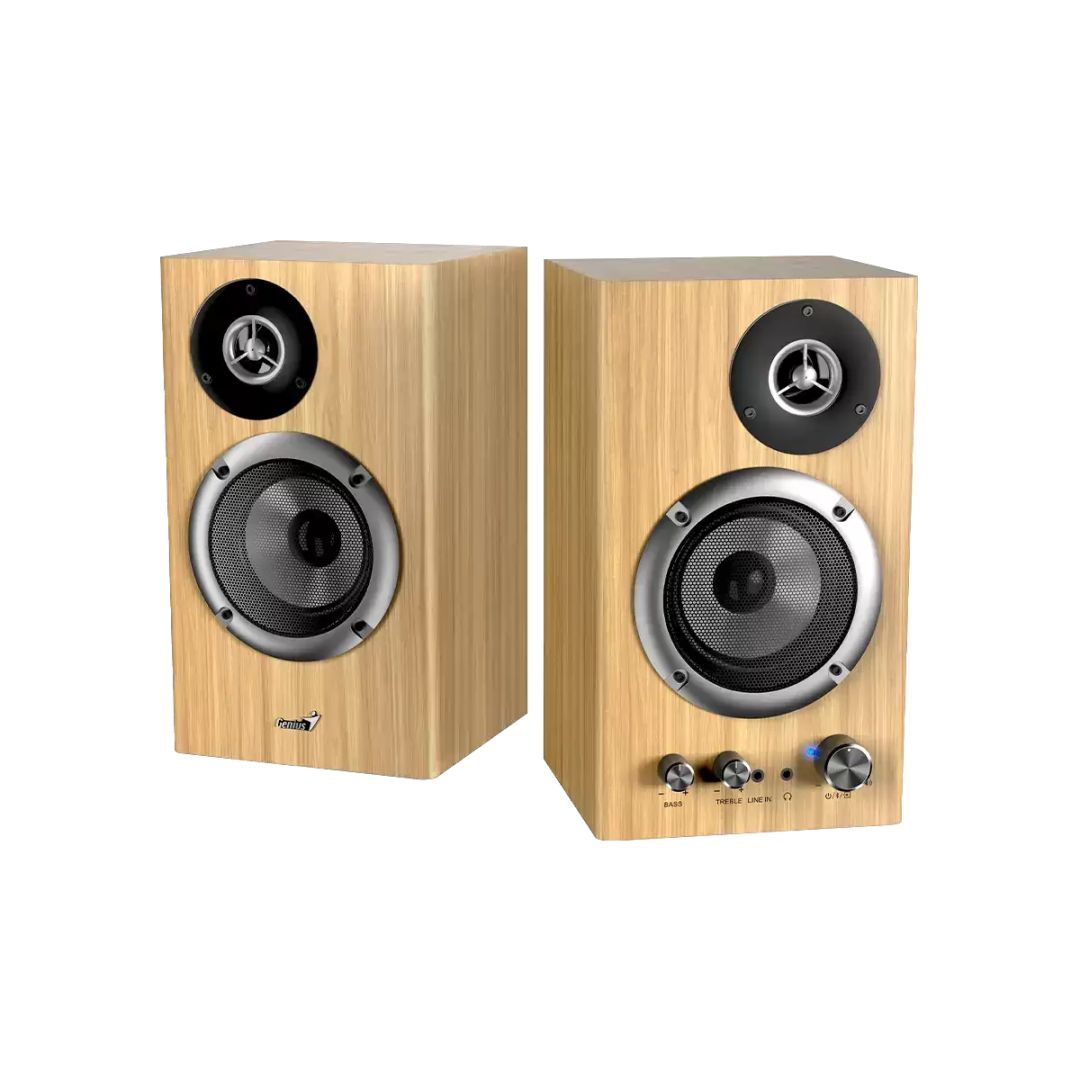 Genius SP-HF1812BT Bluetooth SpeakerPine Wood