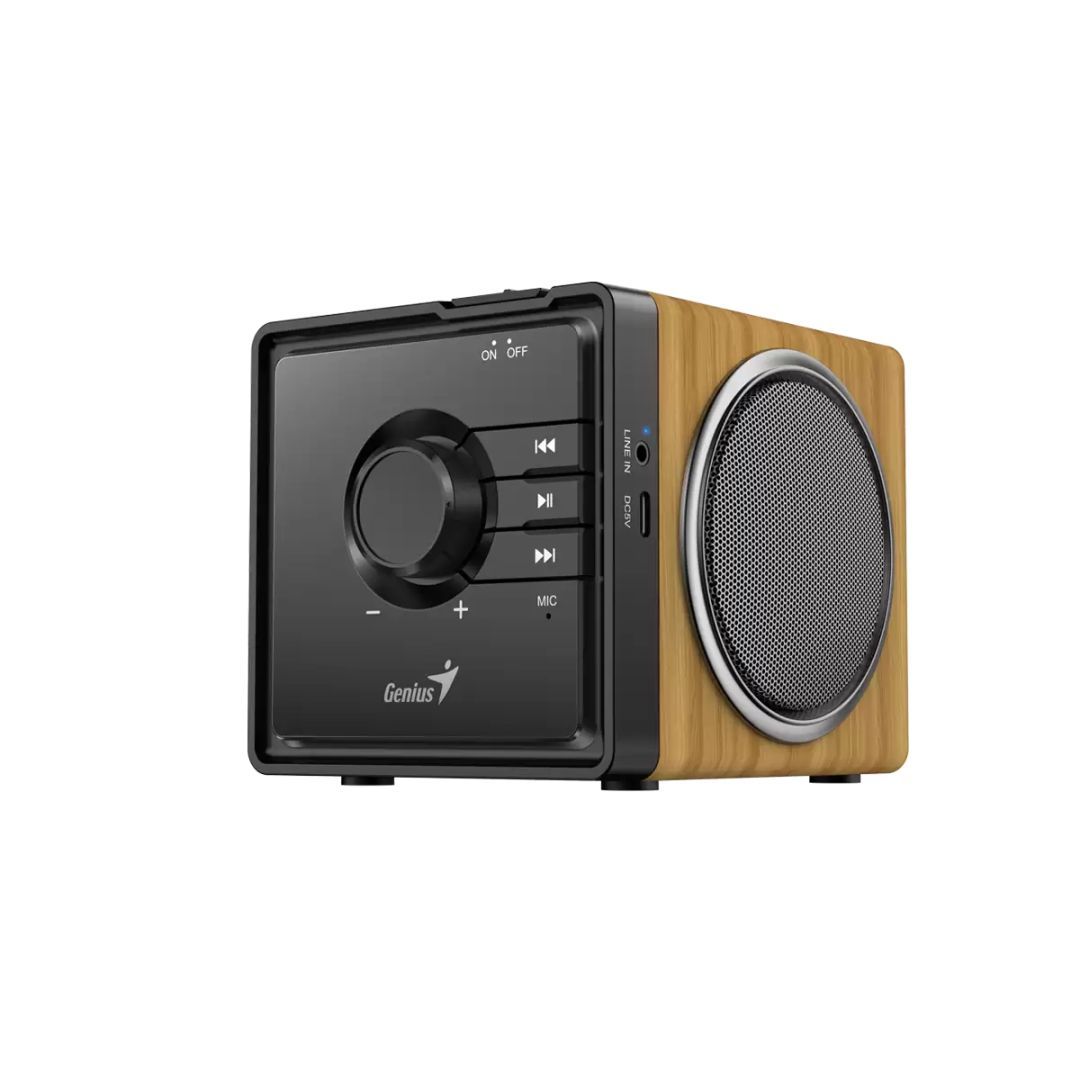 Genius SP-916BT Bluetooth Speaker Pine Wood Genius SP-916BT Bluetooth Speaker Pine Wood