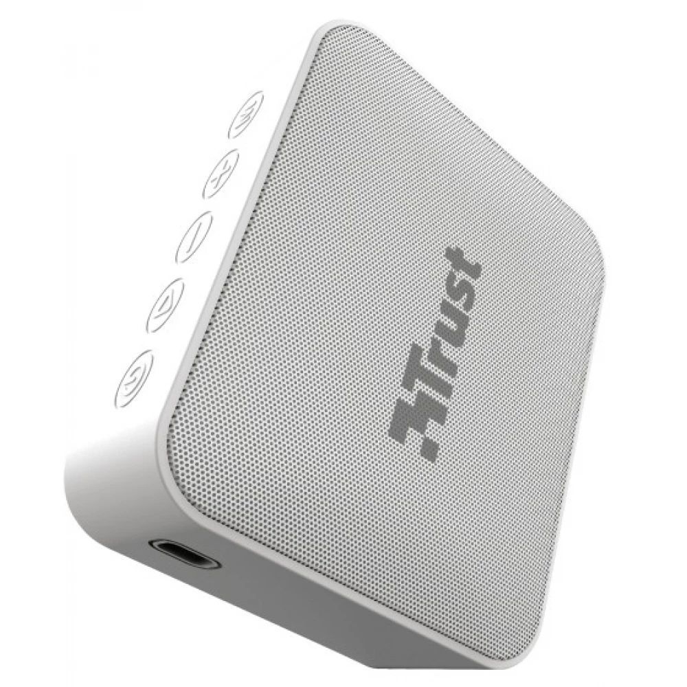 Trust Zowy Compact Bluetooth Speaker White Trust Zowy Compact Bluetooth Speaker White