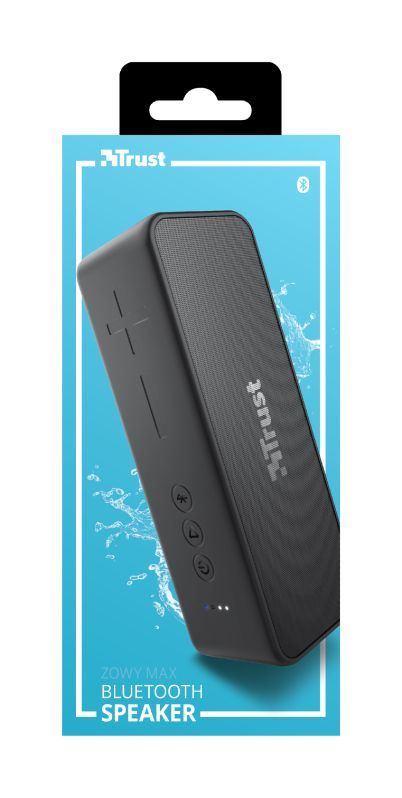 Trust Zowy Max Stylish Bluetooth Wireless Speaker Black Trust Zowy Max Stylish Bluetooth Wireless Speaker Black