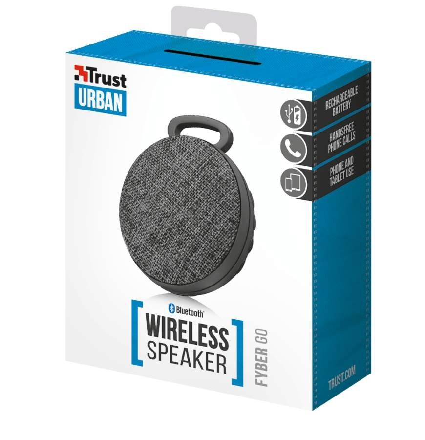 Trust Fyber Go Bluetooth Wireless Speaker Black Trust Fyber Go Bluetooth Wireless Speaker Black