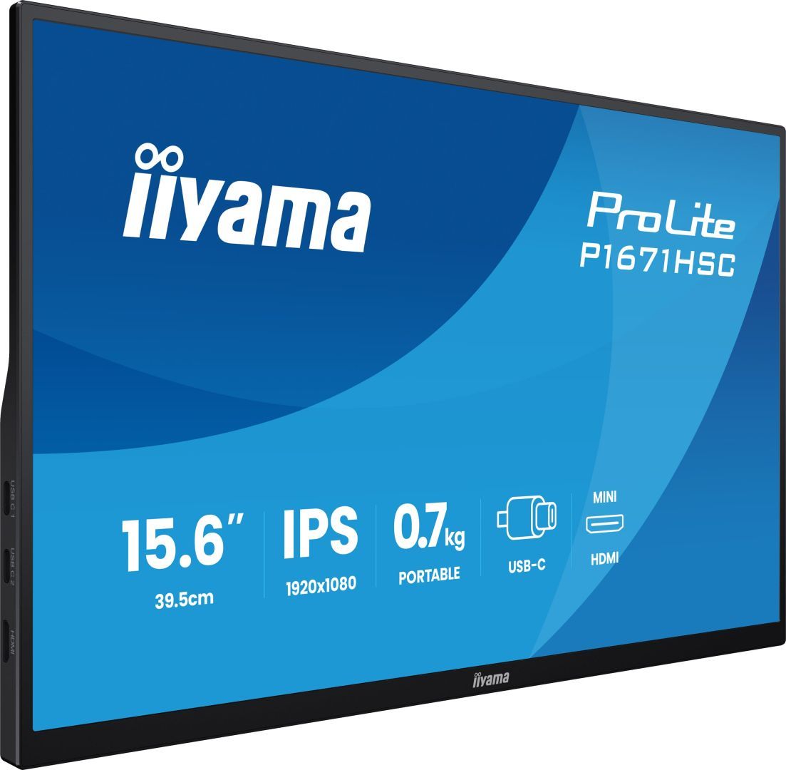 iiyama 15,6" ProLite P1671HSC-B1 IPS LED