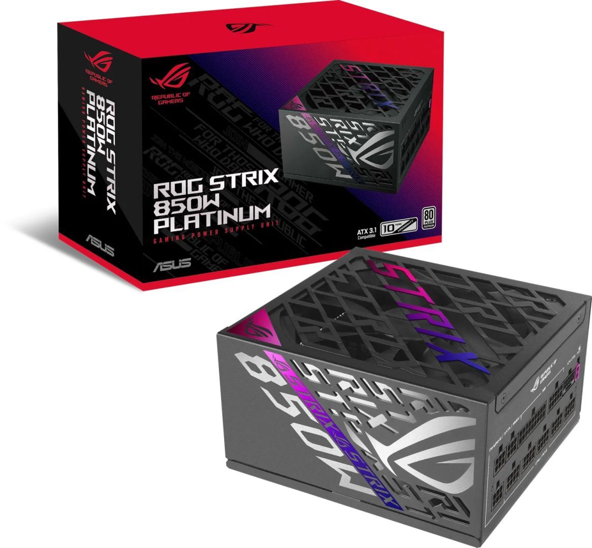 Asus 850W 80+ Platinum ROG STRIX Asus 850W 80+ Platinum ROG STRIX
