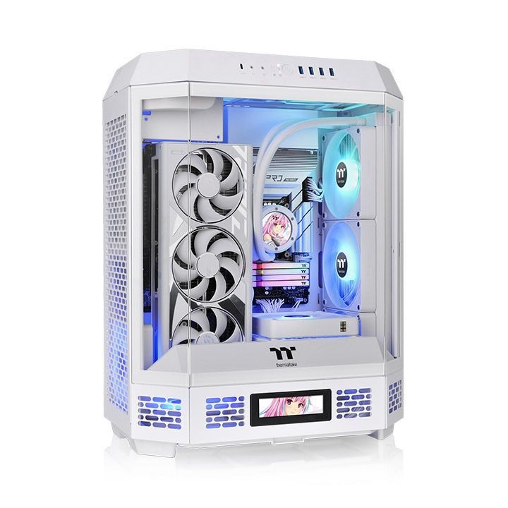 Thermaltake The Tower 600 Mid Tower Chassis Snow Thermaltake The Tower 600 Mid Tower Chassis Snow
