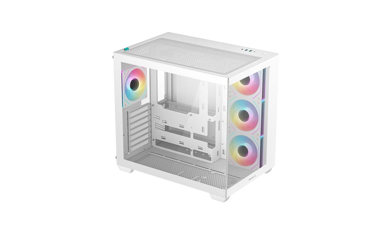 DeepCool CG530 F4 Tempered Glass White