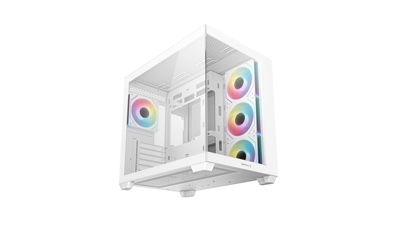 DeepCool CG530 F4 Tempered Glass White