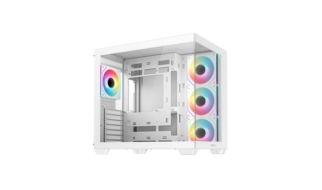 DeepCool CG530 F4 Tempered Glass White