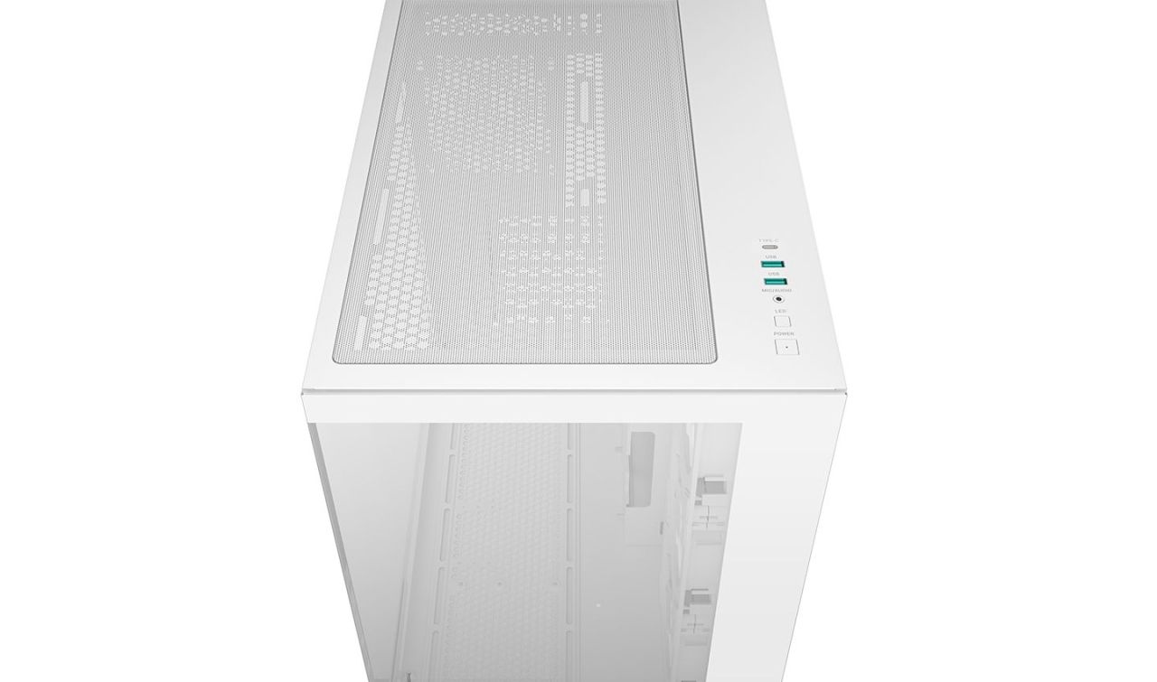DeepCool CG530 F4 Tempered Glass White