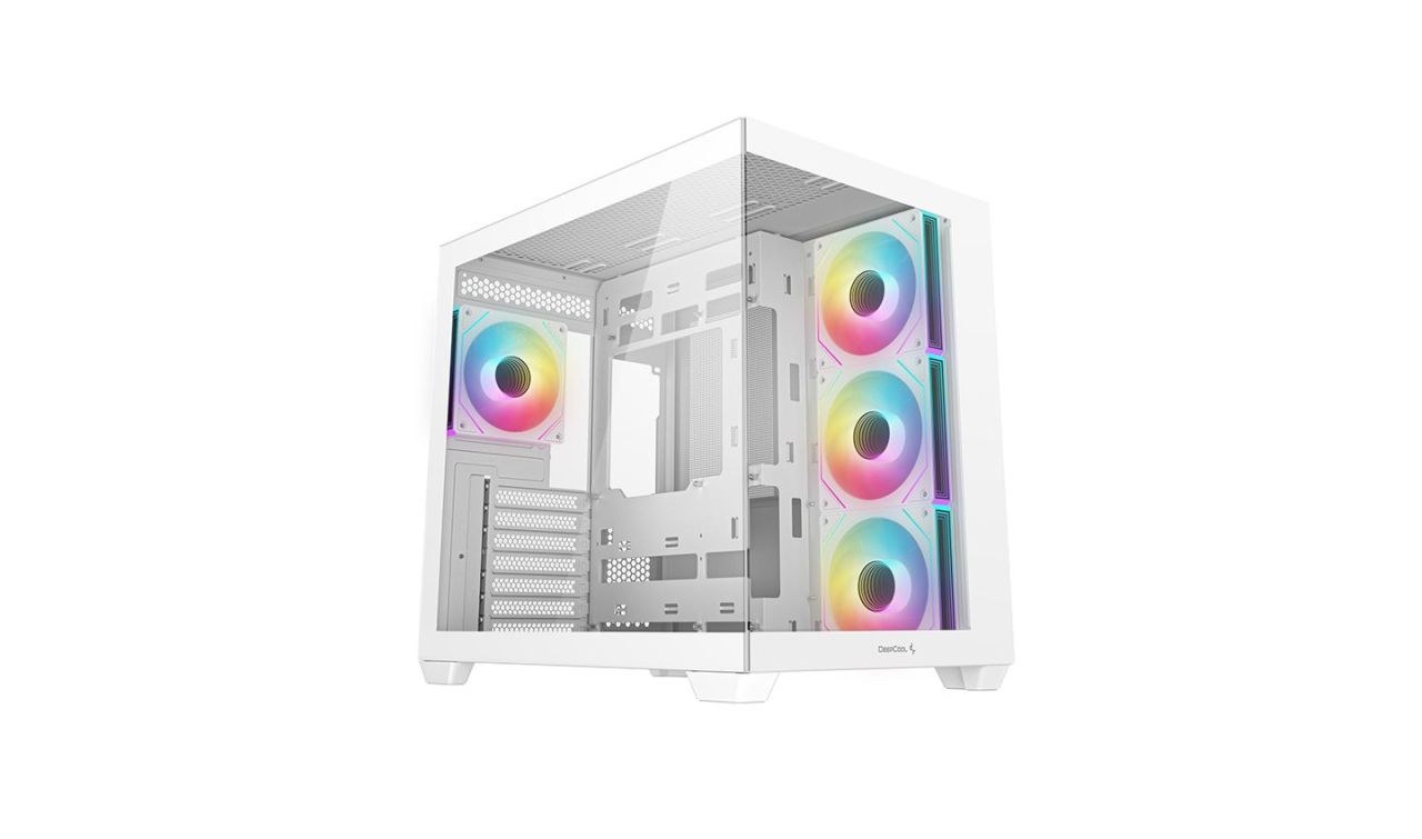 DeepCool CG530 F4 Tempered Glass White