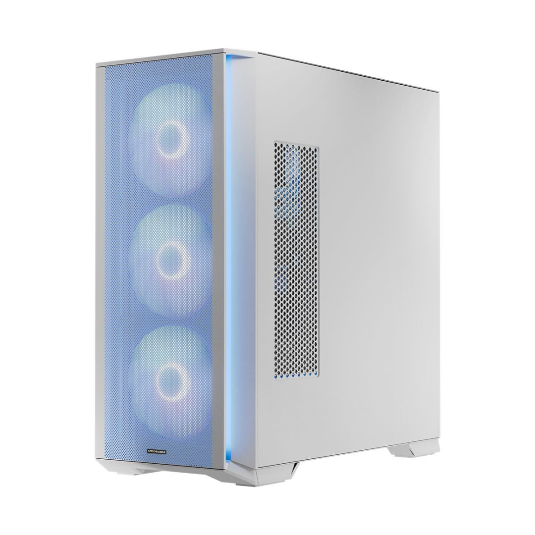 Modecom Horizon ARGB Flow Tempered Glass White