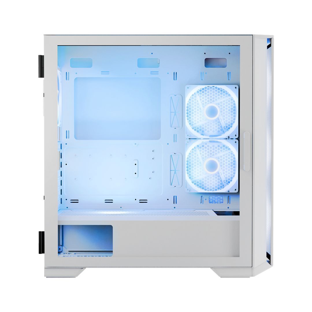 Modecom Horizon ARGB Flow Tempered Glass White