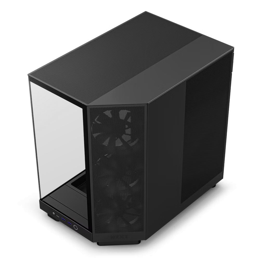 NZXT H6 Flow (2023) Tempered Glass Matte Black NZXT H6 Flow (2023) Tempered Glass Matte Black