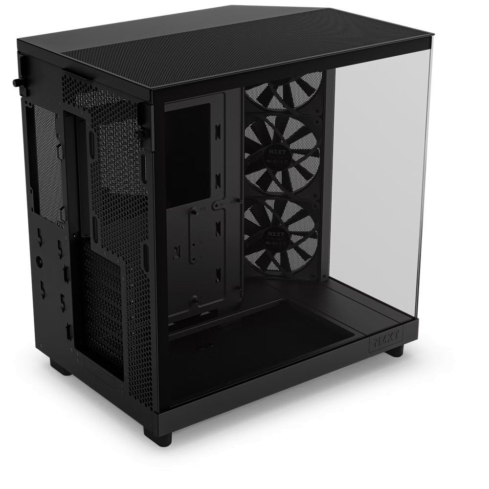 NZXT H6 Flow (2023) Tempered Glass Matte Black NZXT H6 Flow (2023) Tempered Glass Matte Black