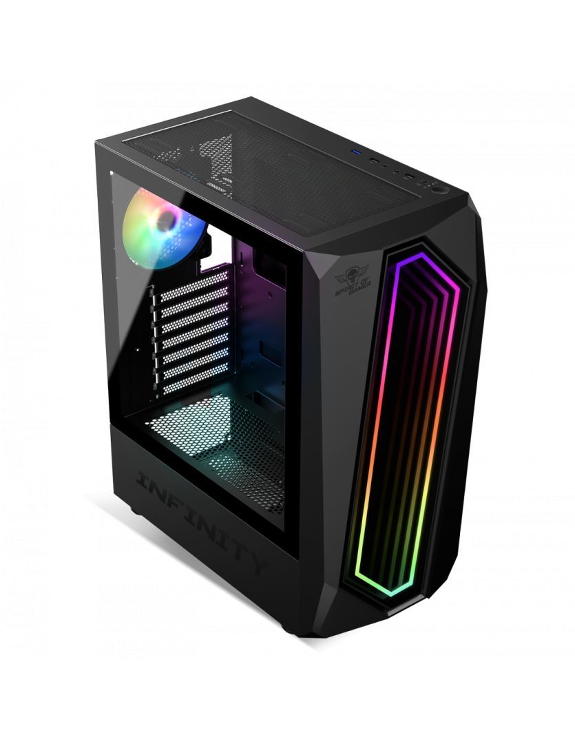 Spirit Of Gamer Intinity Dark Tempered Glass Black Spirit Of Gamer Intinity Dark Tempered Glass Black