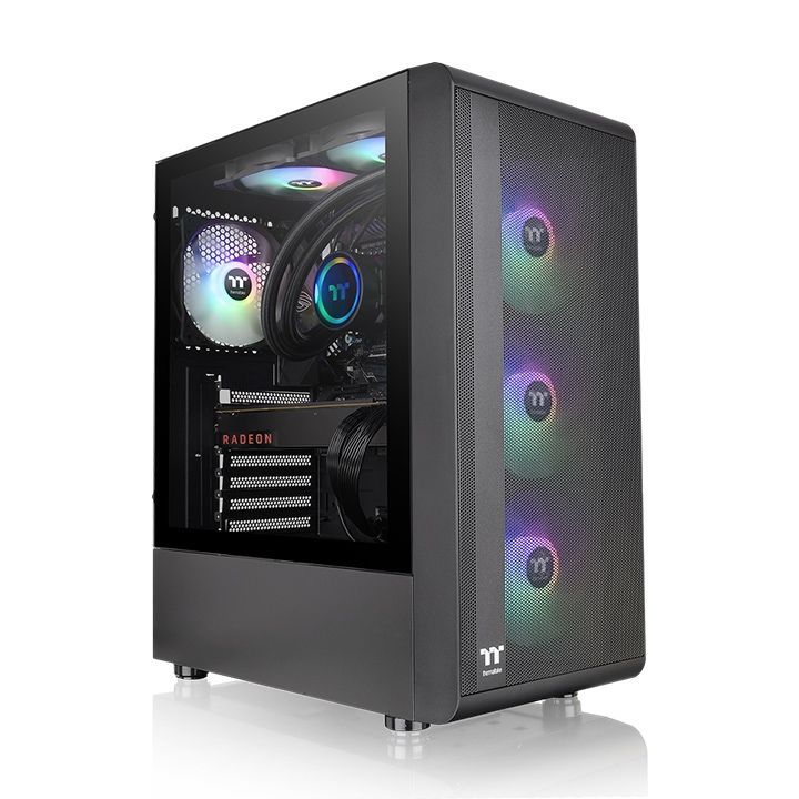 Thermaltake S200 TG ARGB Tempered Glass Black Thermaltake S200 TG ARGB Tempered Glass Black