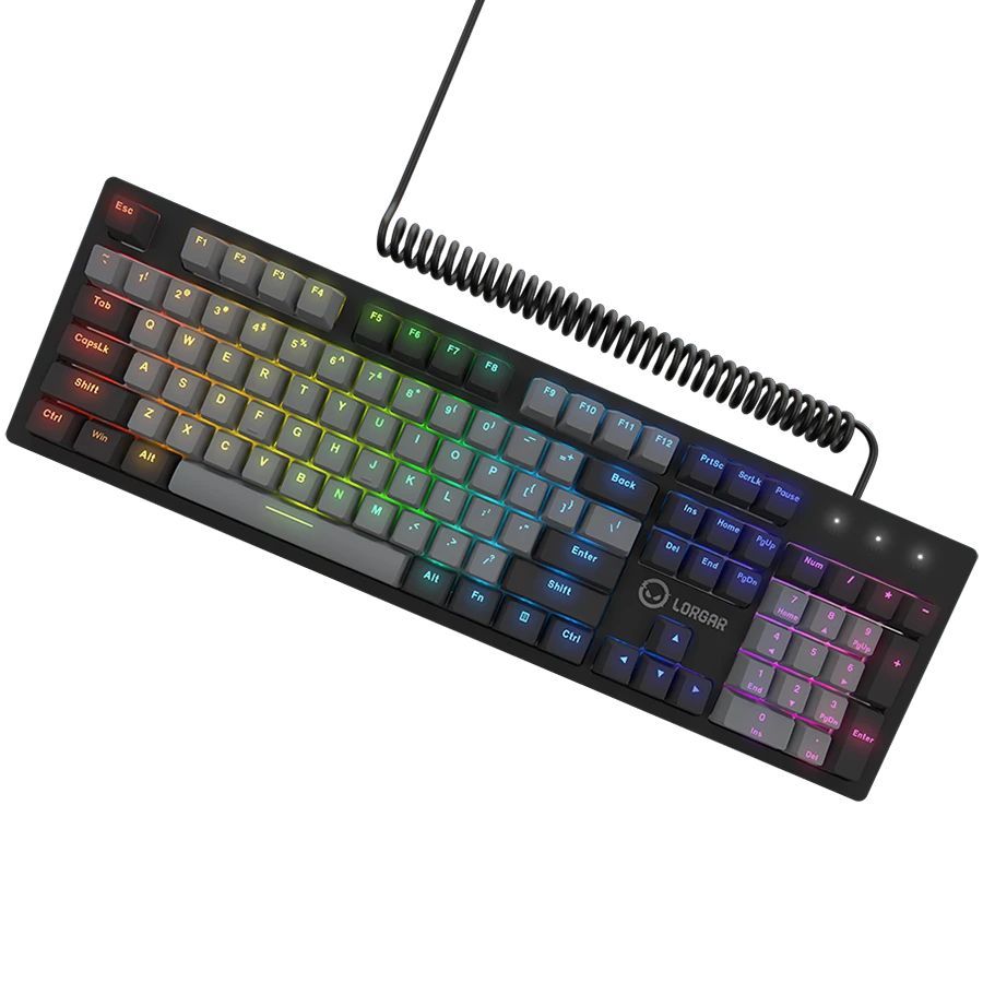 LORGAR Azar 514 Mechanical Gaming RGB Keyboard Black US LORGAR Azar 514 Mechanical Gaming RGB Keyboard Black US