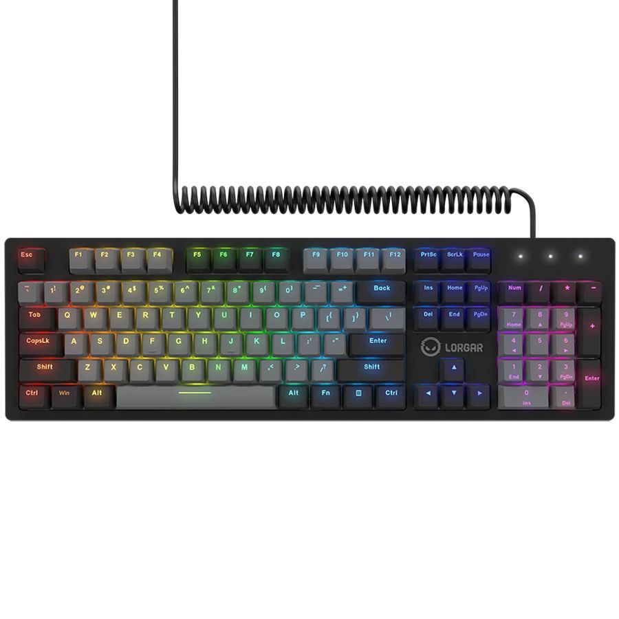 LORGAR Azar 514 Mechanical Gaming RGB Keyboard Black US LORGAR Azar 514 Mechanical Gaming RGB Keyboard Black US