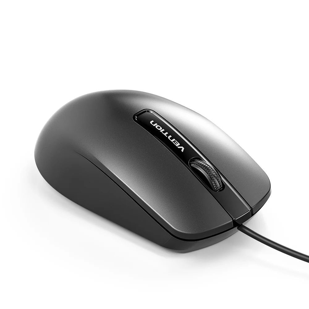 Vention 3-Button Mouse Black Vention 3-Button Mouse Black