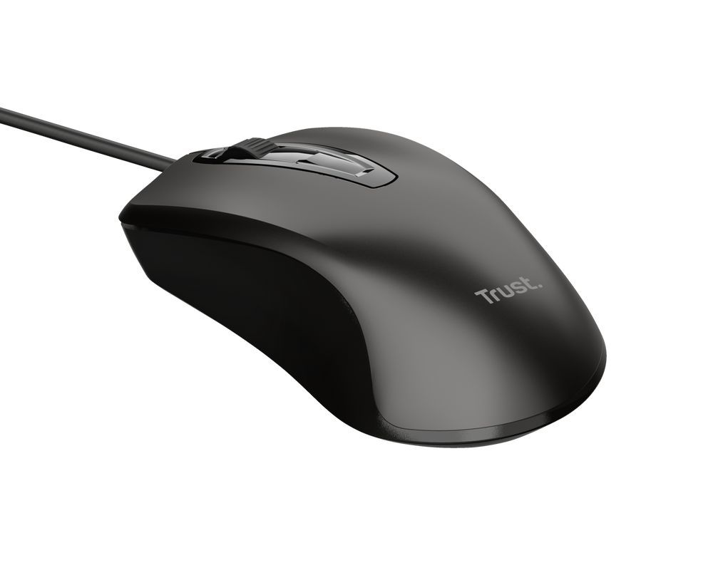Trust Wired Optical Mouse Black Trust Wired Optical Mouse Black