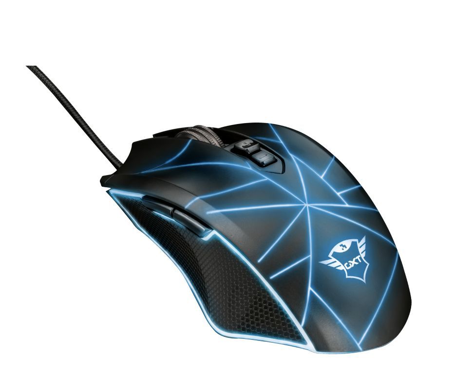 Trust GXT160X True RGB Gamer mouse Black