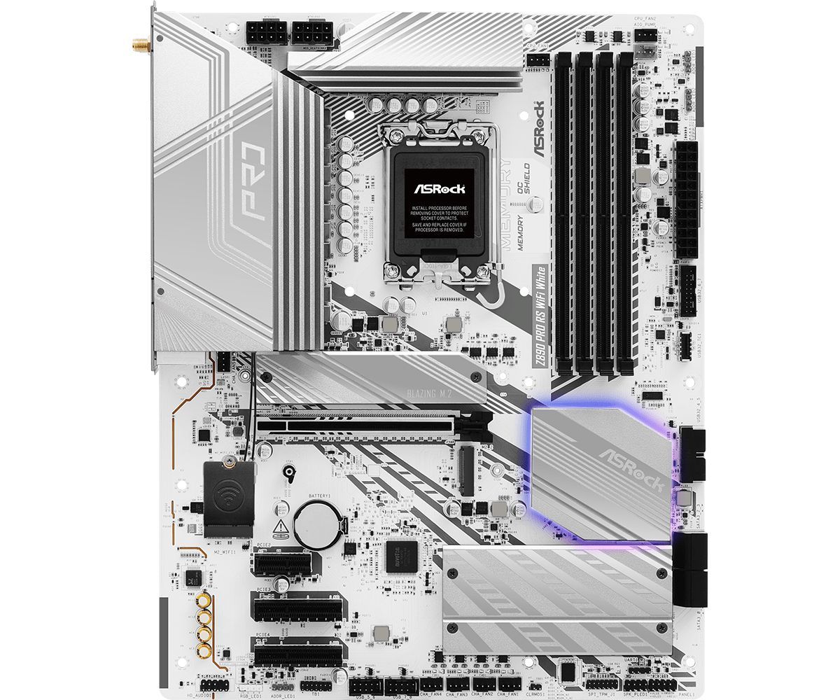 ASRock Z890 PRO RS WIFI WHITE ASRock Z890 PRO RS WIFI WHITE
