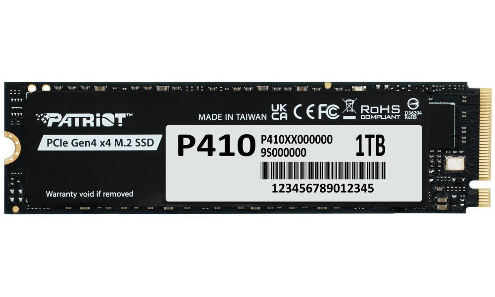 Patriot 1TB M.2 2280 NVMe P410 Black