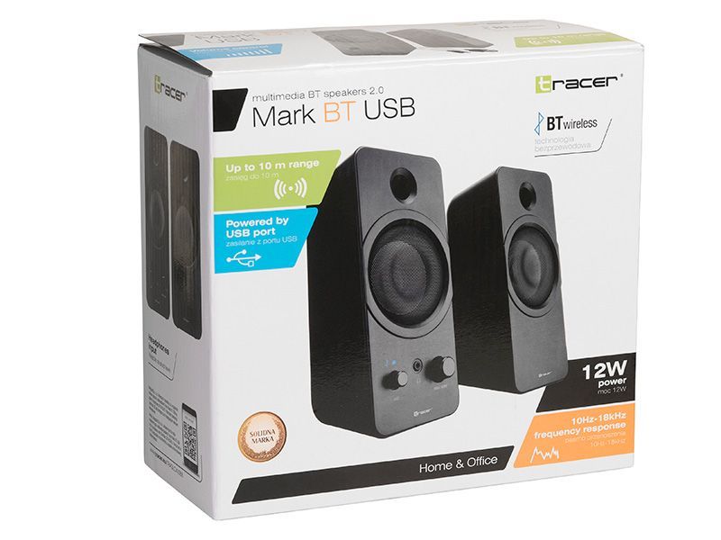 Tracer 2.0 Mark USB Bluetooth Speaker Black Tracer 2.0 Mark USB Bluetooth Speaker Black