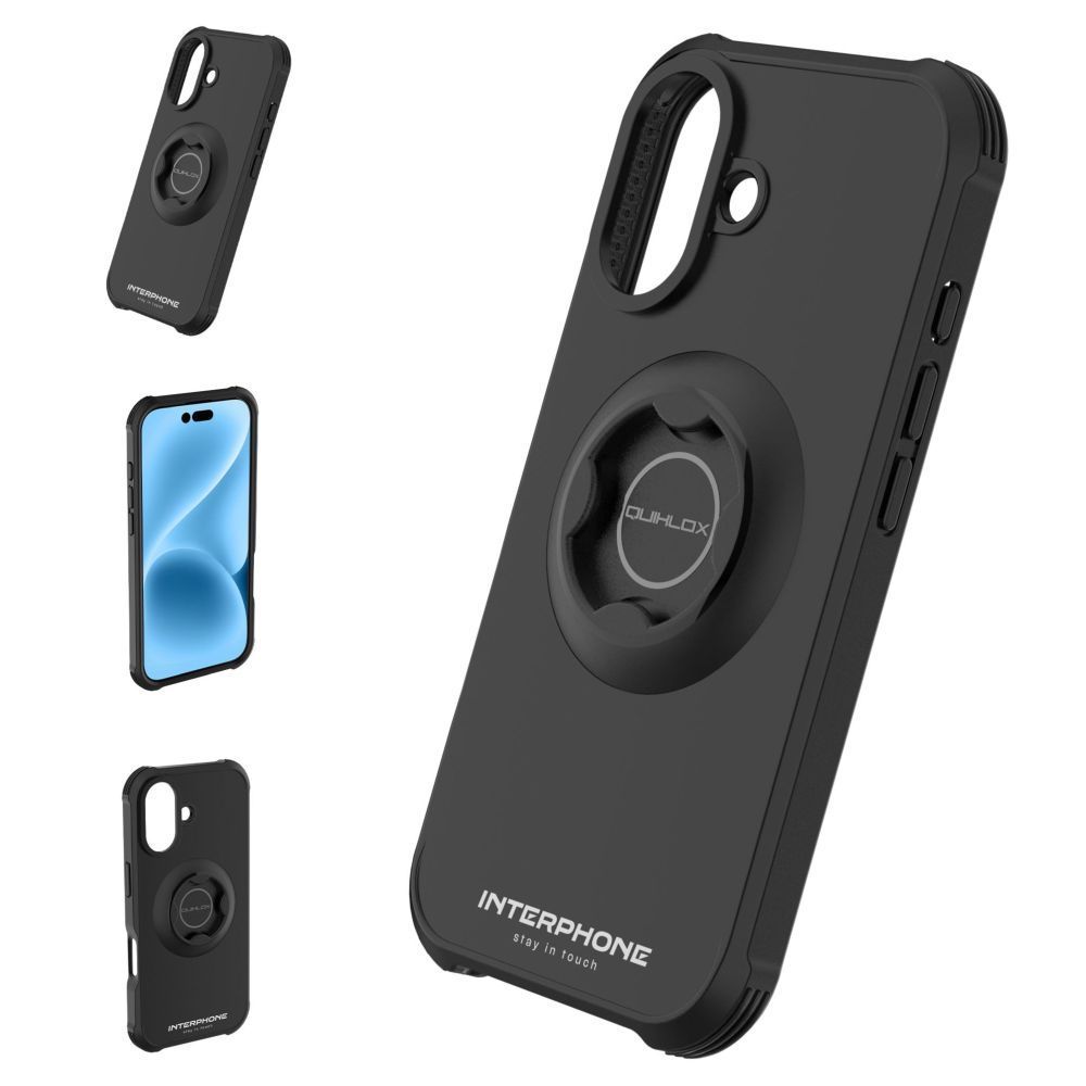 FIXED Interphone QUIKLOX Tetraforce védőtok Apple iPhone 17 készülékhez, fekete FIXED Interphone QUIKLOX Tetraforce védőtok Apple iPhone 17 készülékhez, fekete