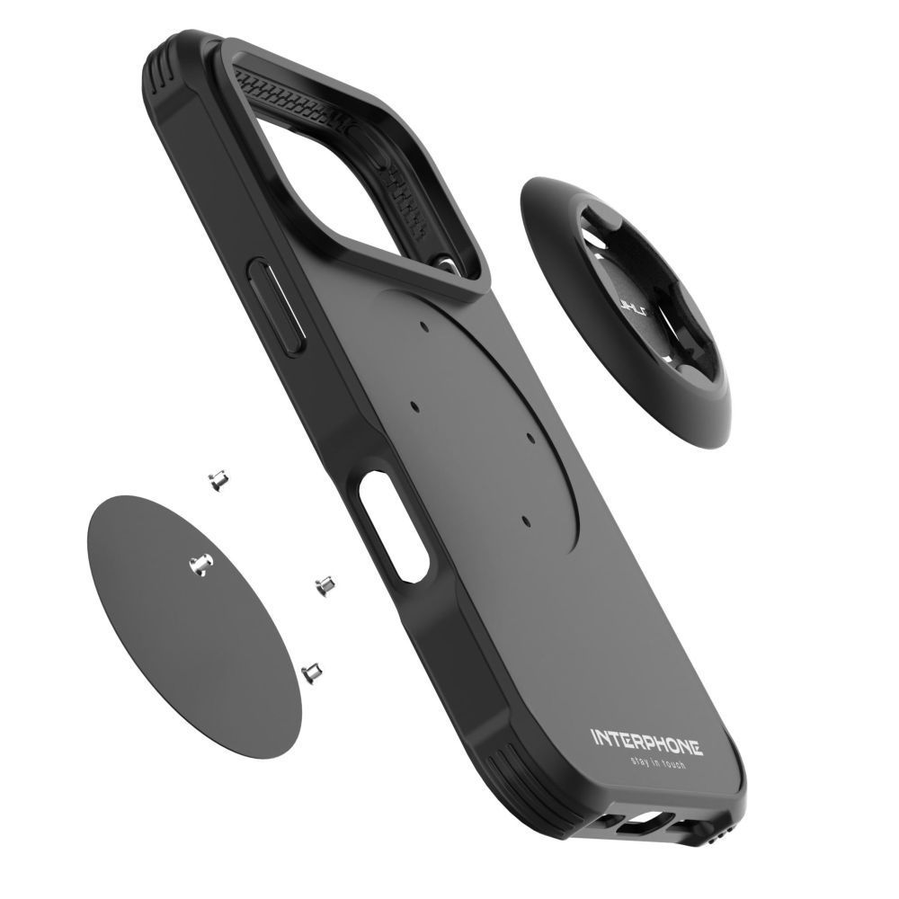 FIXED Interphone QUIKLOX Tetraforce védőtok Apple iPhone 17 Pro készülékhez, fekete FIXED Interphone QUIKLOX Tetraforce védőtok Apple iPhone 17 Pro készülékhez, fekete