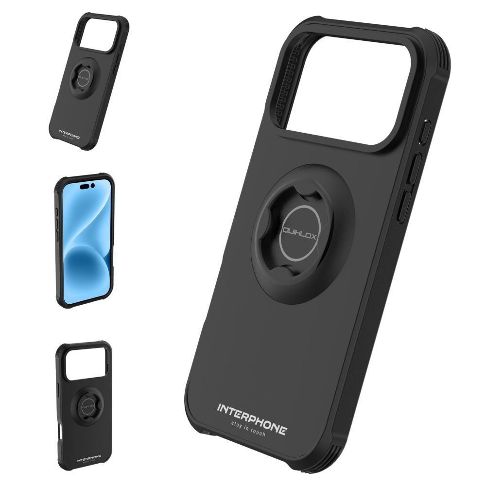 FIXED Interphone QUIKLOX Tetraforce védőtok Apple iPhone 17 Pro készülékhez, fekete FIXED Interphone QUIKLOX Tetraforce védőtok Apple iPhone 17 Pro készülékhez, fekete