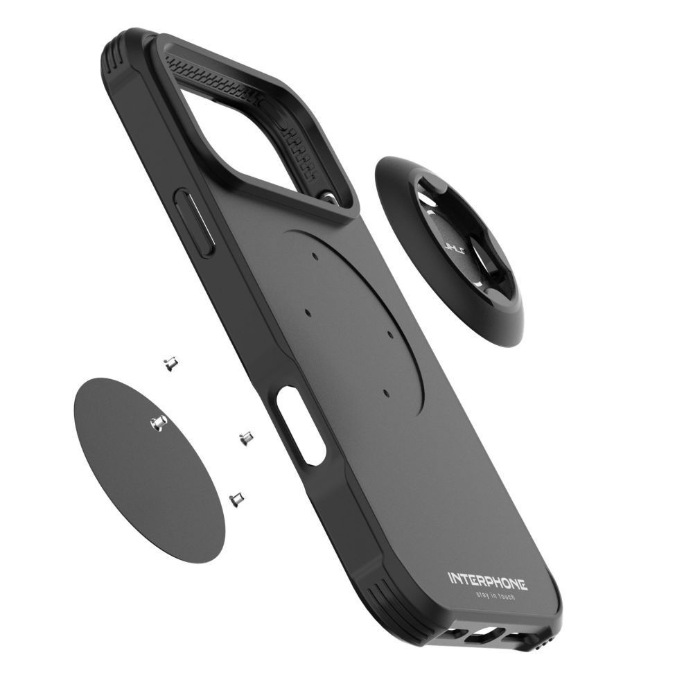 FIXED Interphone QUIKLOX Tetraforce védőtok Apple iPhone 17 Pro Max készülékhez, fekete FIXED Interphone QUIKLOX Tetraforce védőtok Apple iPhone 17 Pro Max készülékhez, fekete