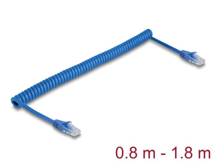 DeLock CAT6 U-UTP Patch Cable 1,8m Blue