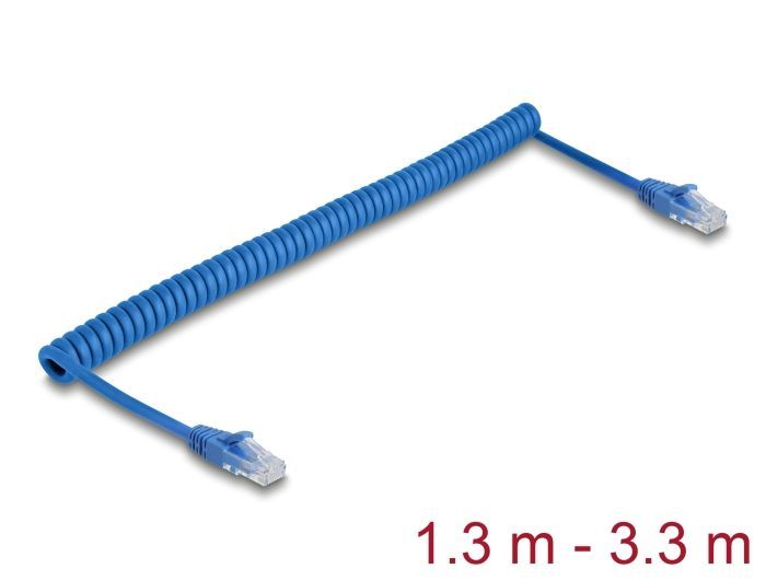 DeLock CAT6 U-UTP Patch Cable 3,3m Blue