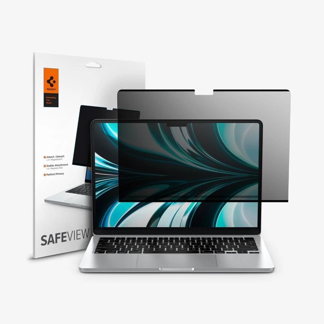 Spigen SafeView Screen Protector for MacBook Air 13" M4/M3/M2 1Pack Spigen SafeView Screen Protector for MacBook Air 13" M4/M3/M2 1Pack