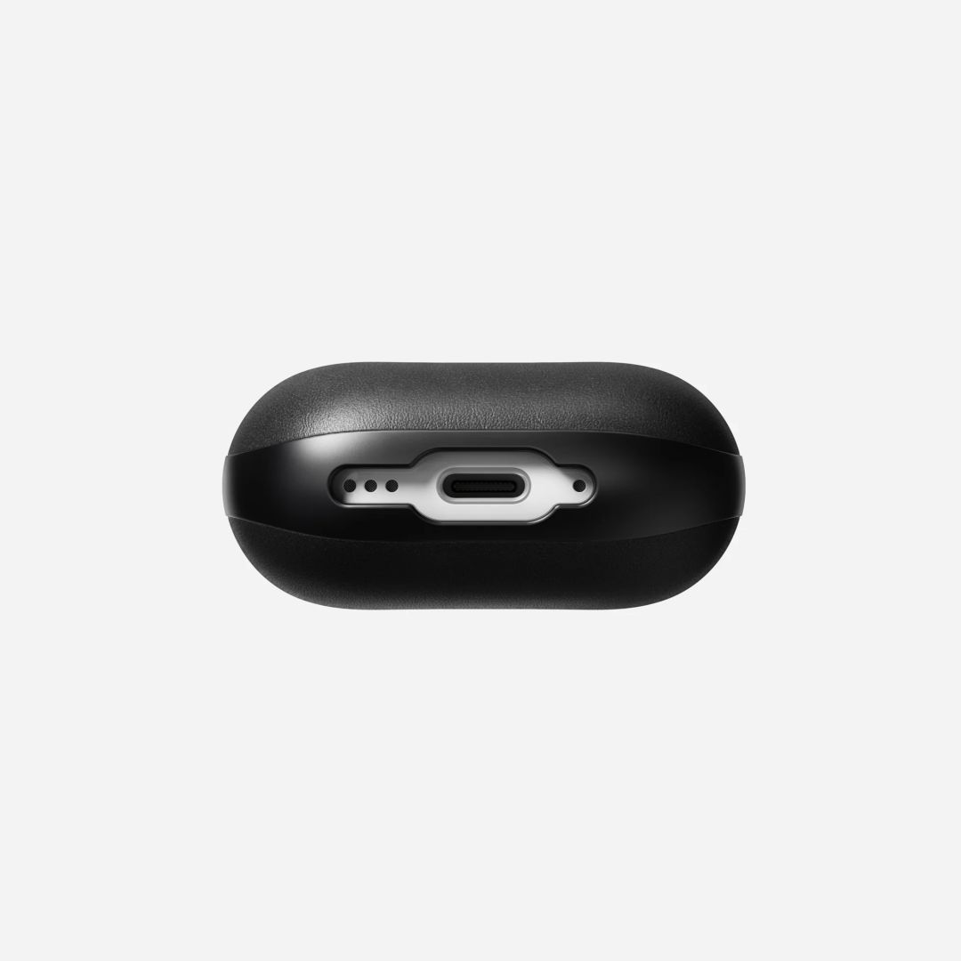 Nomad Modern Leather Case for Airpods 4 Black