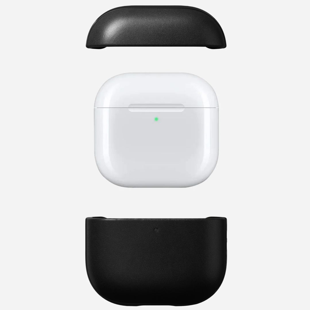 Nomad Modern Leather Case for Airpods 4 Black