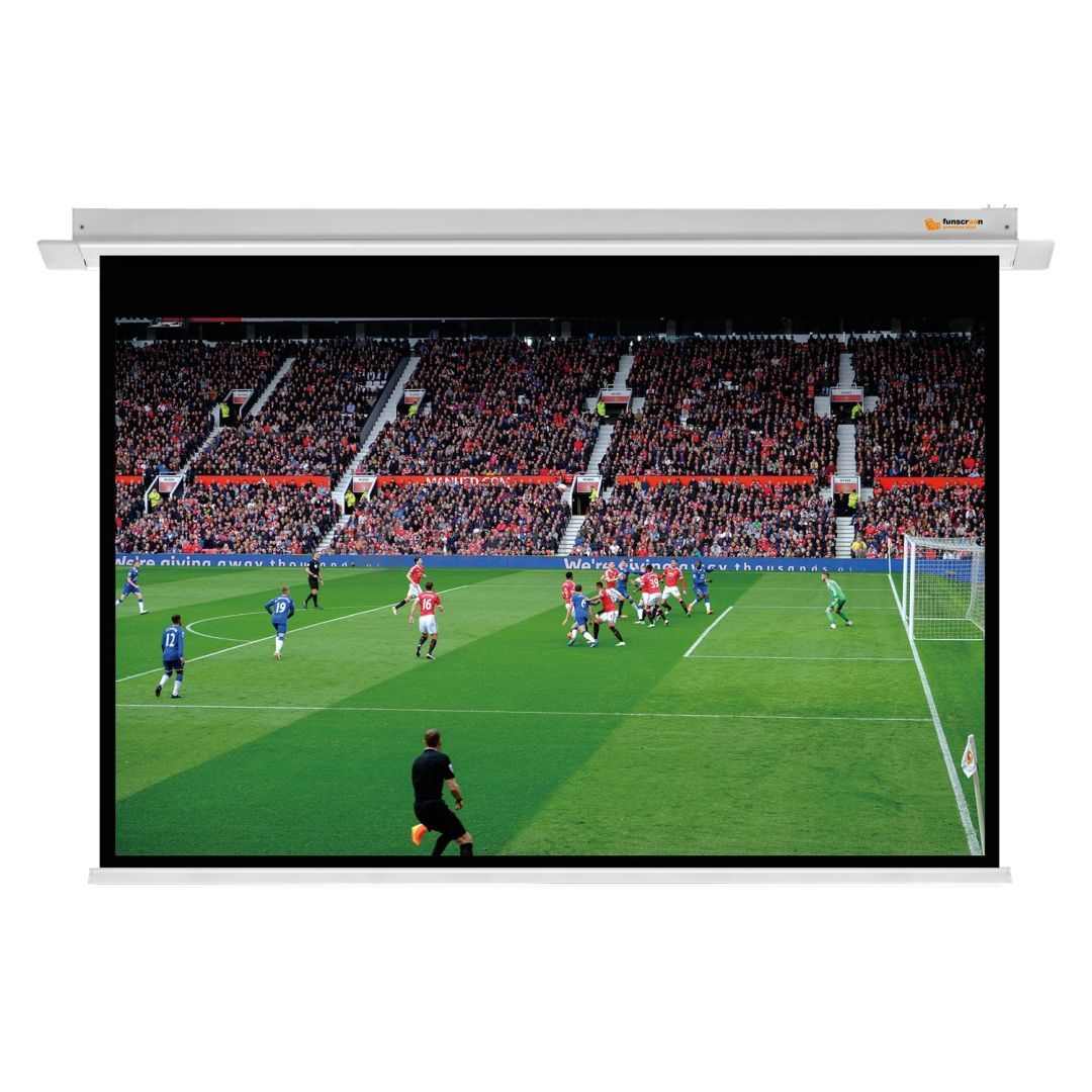 Funscreen Premium Plus In-Ceiling Motor 190x304 cm Format 16:10