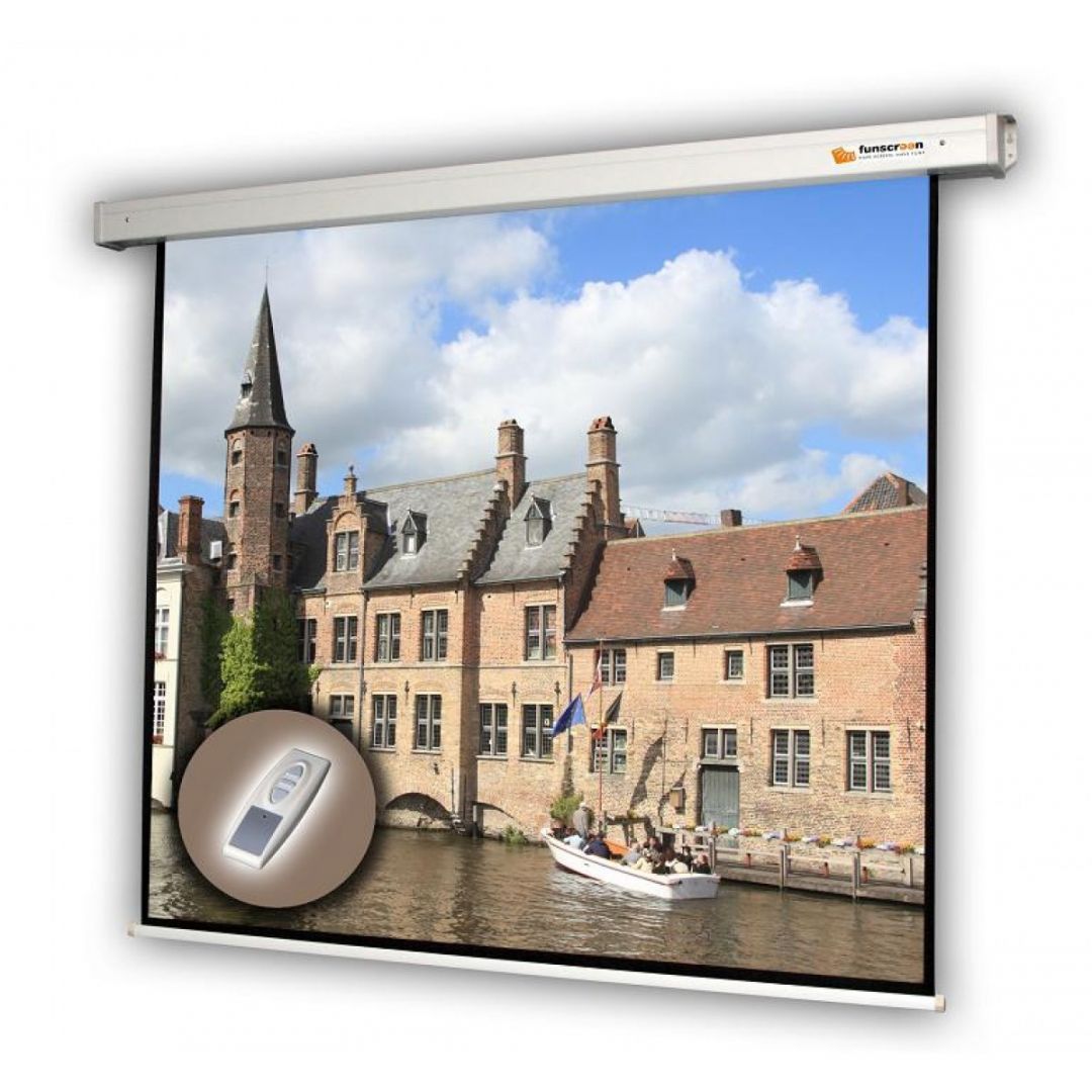 Funscreen Matt White Motor 212x305 cm Format 16:10 Funscreen Matt White Motor 212x305 cm Format 16:10