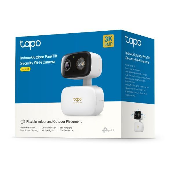 TP-Link Tapo C236 Indoor/Outdoor Home Security Wi-Fi Camera TP-Link Tapo C236 Indoor/Outdoor Home Security Wi-Fi Camera