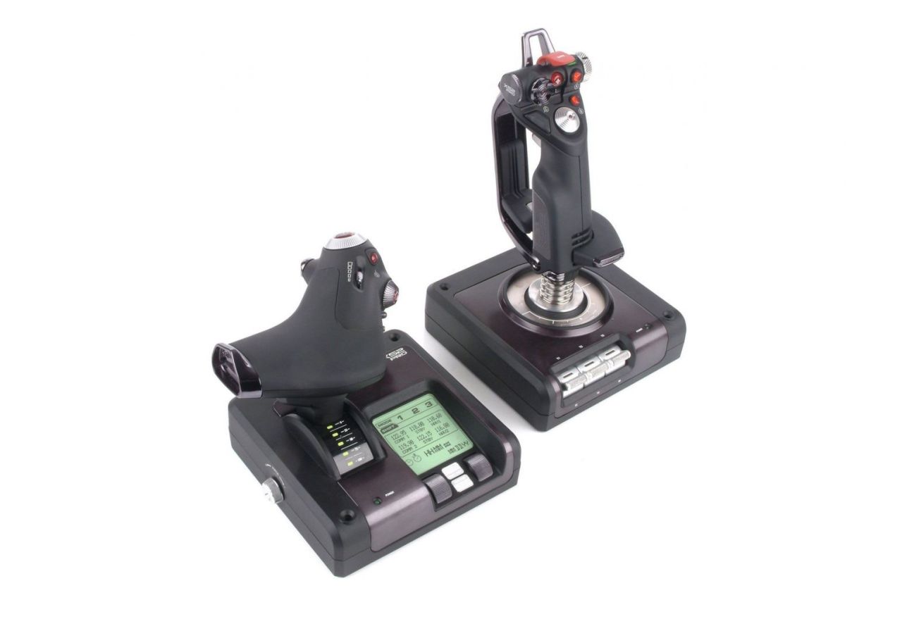 Logitech X52 Professional USB Joystick és Gázkar Black Logitech X52 Professional USB Joystick és Gázkar Black