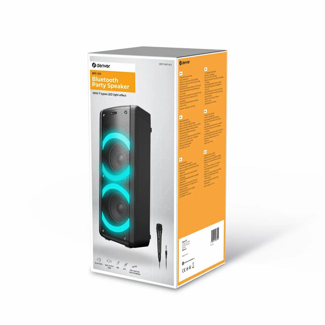 Denver BPS-352 Bluetooth Party Speaker