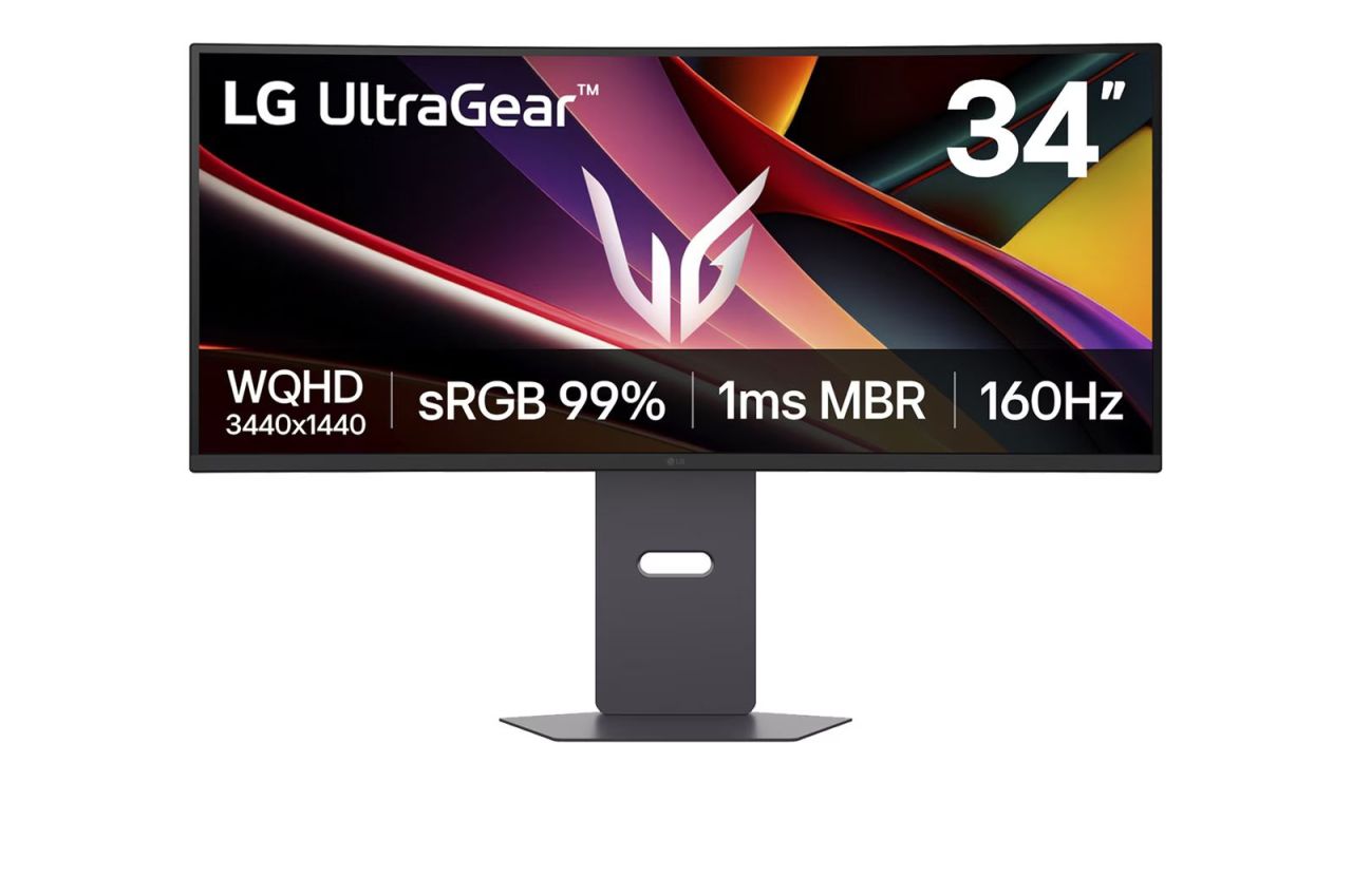 LG 34" 34G600A-B LED Curved