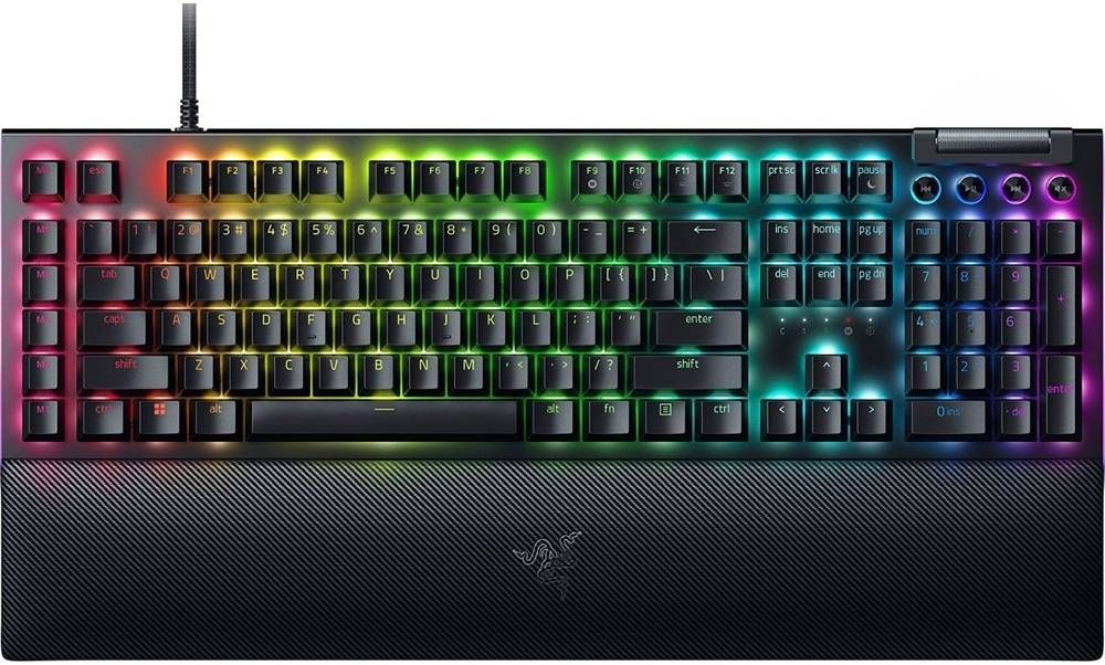 Razer BlackWidow V4 Yellow Switch Keyboard Black US Razer BlackWidow V4 Yellow Switch Keyboard Black US