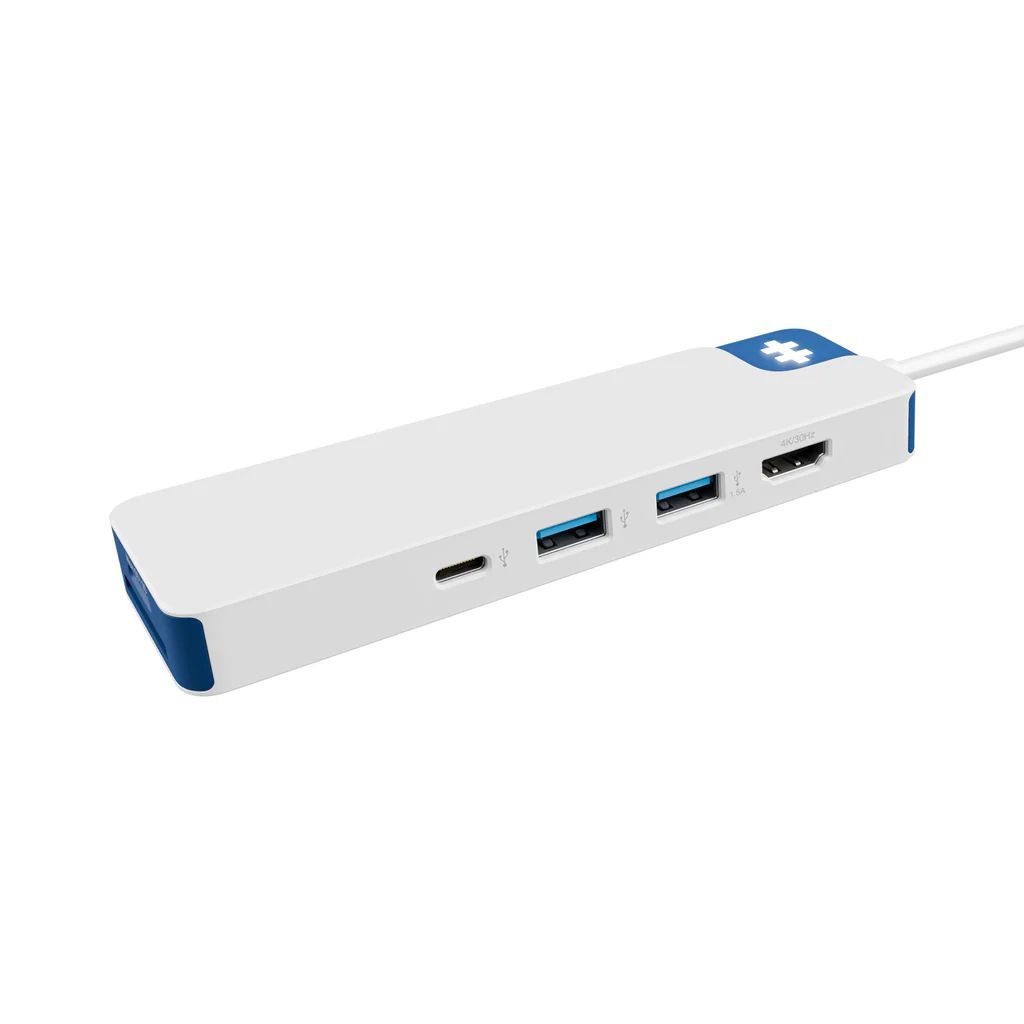 Targus HyperDrive Flex 8 Port USB-C Hub White/Blue
