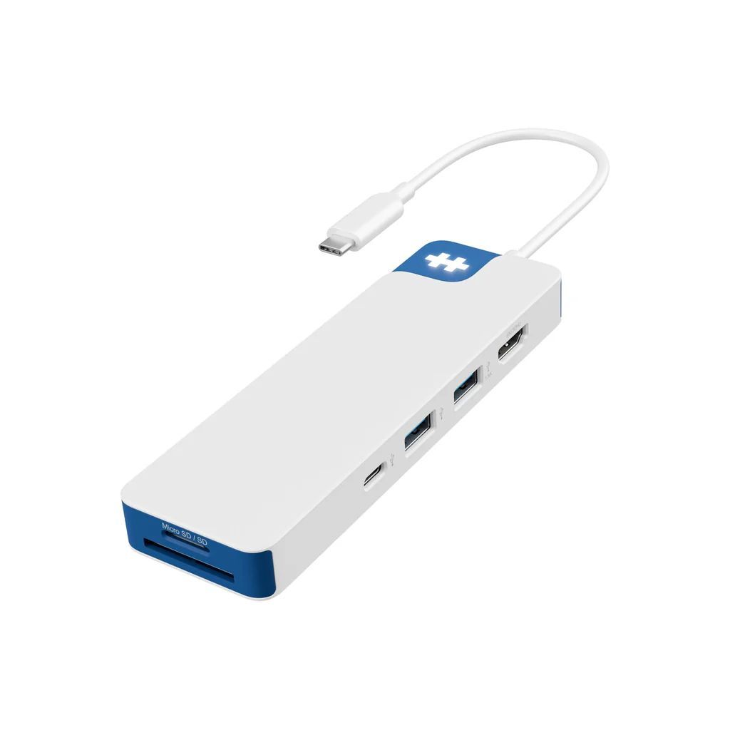Targus HyperDrive Flex 8 Port USB-C Hub White/Blue