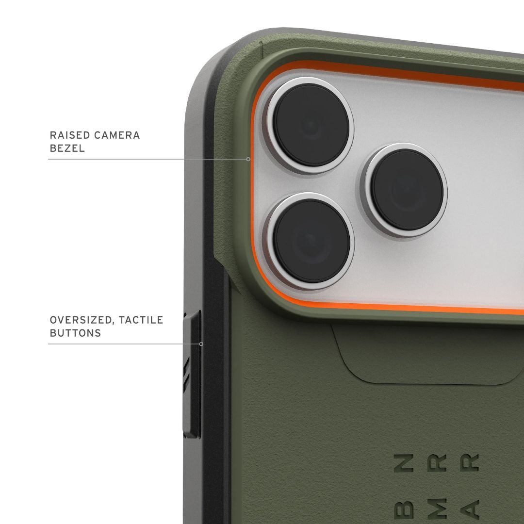 UAG Civilian Magsafe case for iPhone 17 Pro Max Olive/Orange UAG Civilian Magsafe case for iPhone 17 Pro Max Olive/Orange