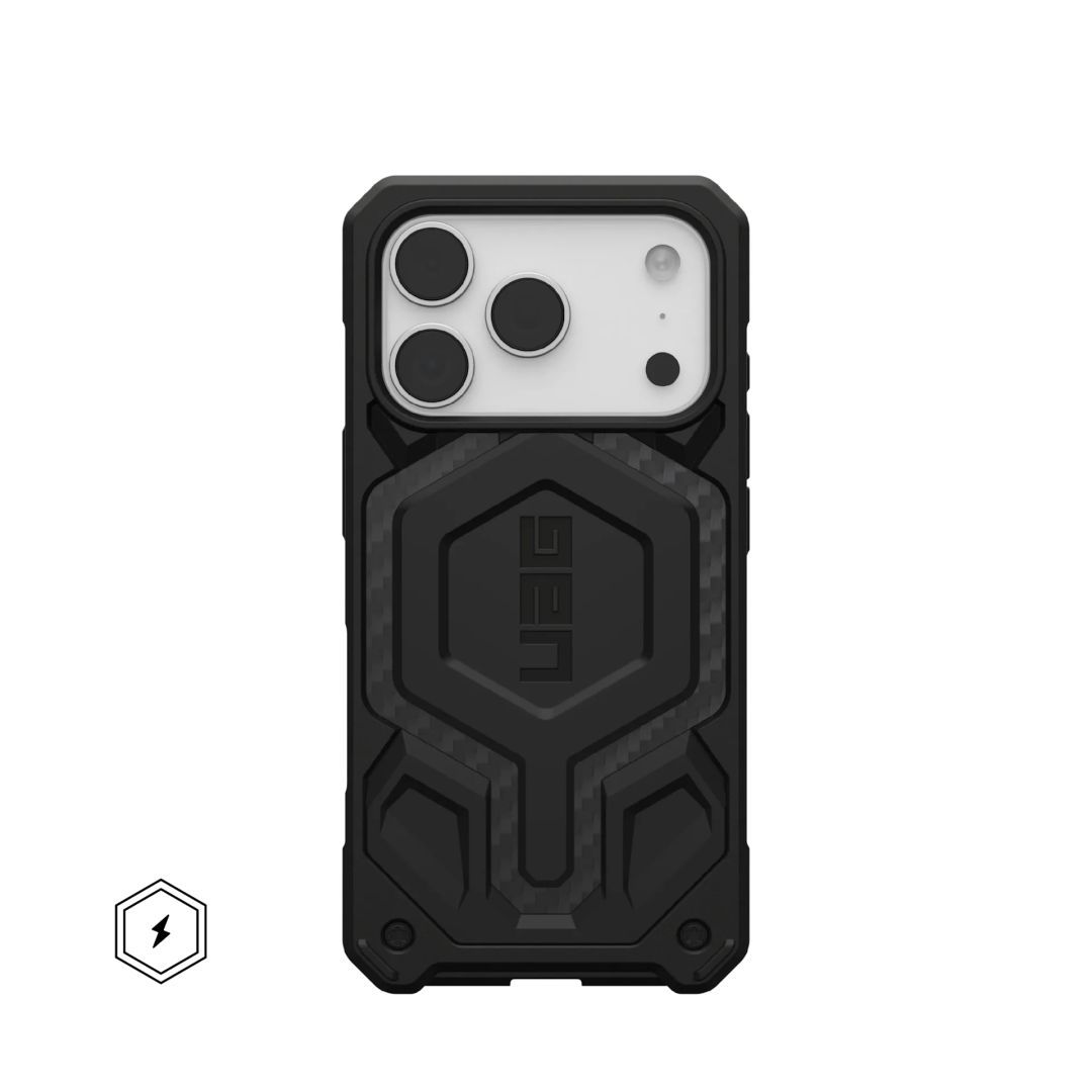 UAG Monarch Pro case for iPhone 17 Pro Carbon Fiber UAG Monarch Pro case for iPhone 17 Pro Carbon Fiber