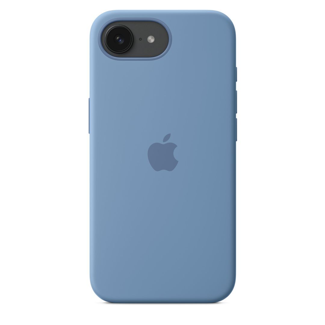 Apple iPhone 16e Silicone Case Winter Blue Apple iPhone 16e Silicone Case Winter Blue