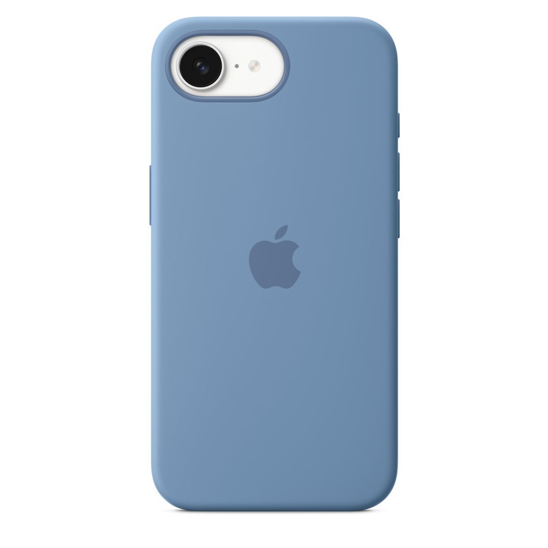 Apple iPhone 16e Silicone Case Winter Blue Apple iPhone 16e Silicone Case Winter Blue